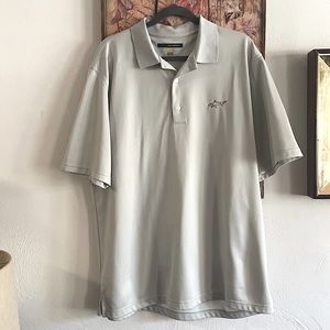 MENS GREG NORMAN GOLF POLO SHIRT COLLAR POLO SHIRT STRETCH GOLF SHIRT POLO XL